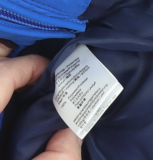 Timberland Boys Blue Puffer Gilet Waistcoat 3 Years Polyester Zip Padded