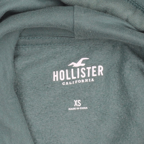 Hollister Men’s Green Pullover Hoodie XS Yosemite Valley Fleece