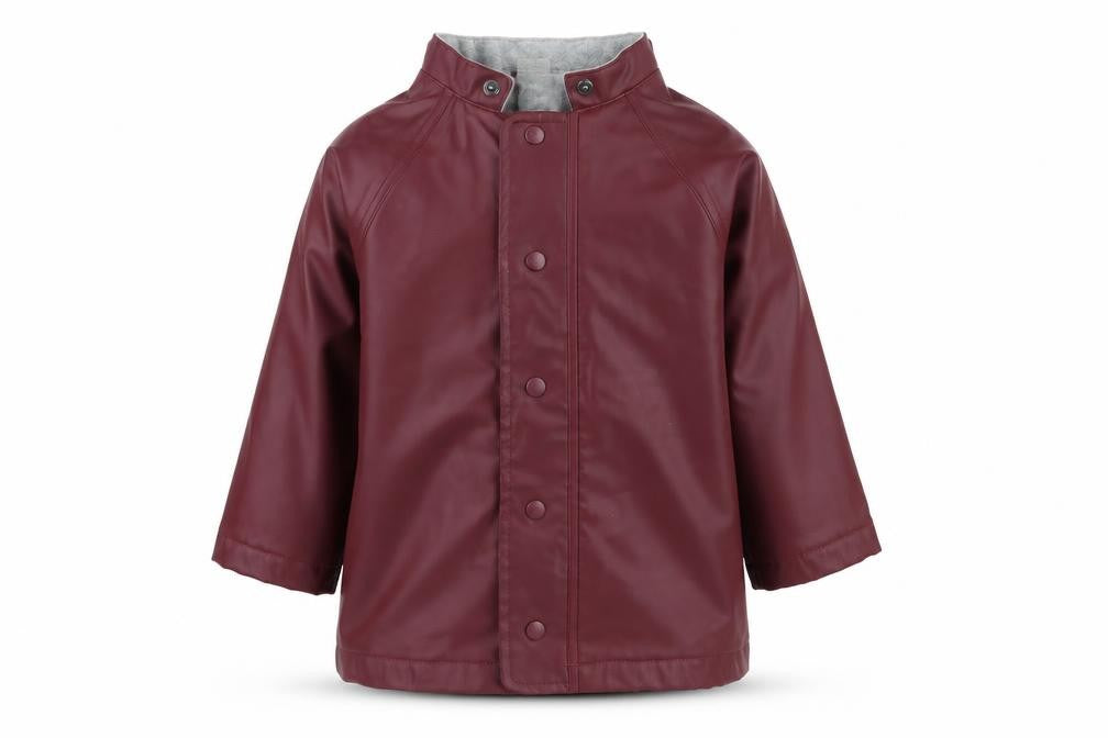 H&M Unisex Baby Red Waterproof Lined Rain Coat 12-18 Months