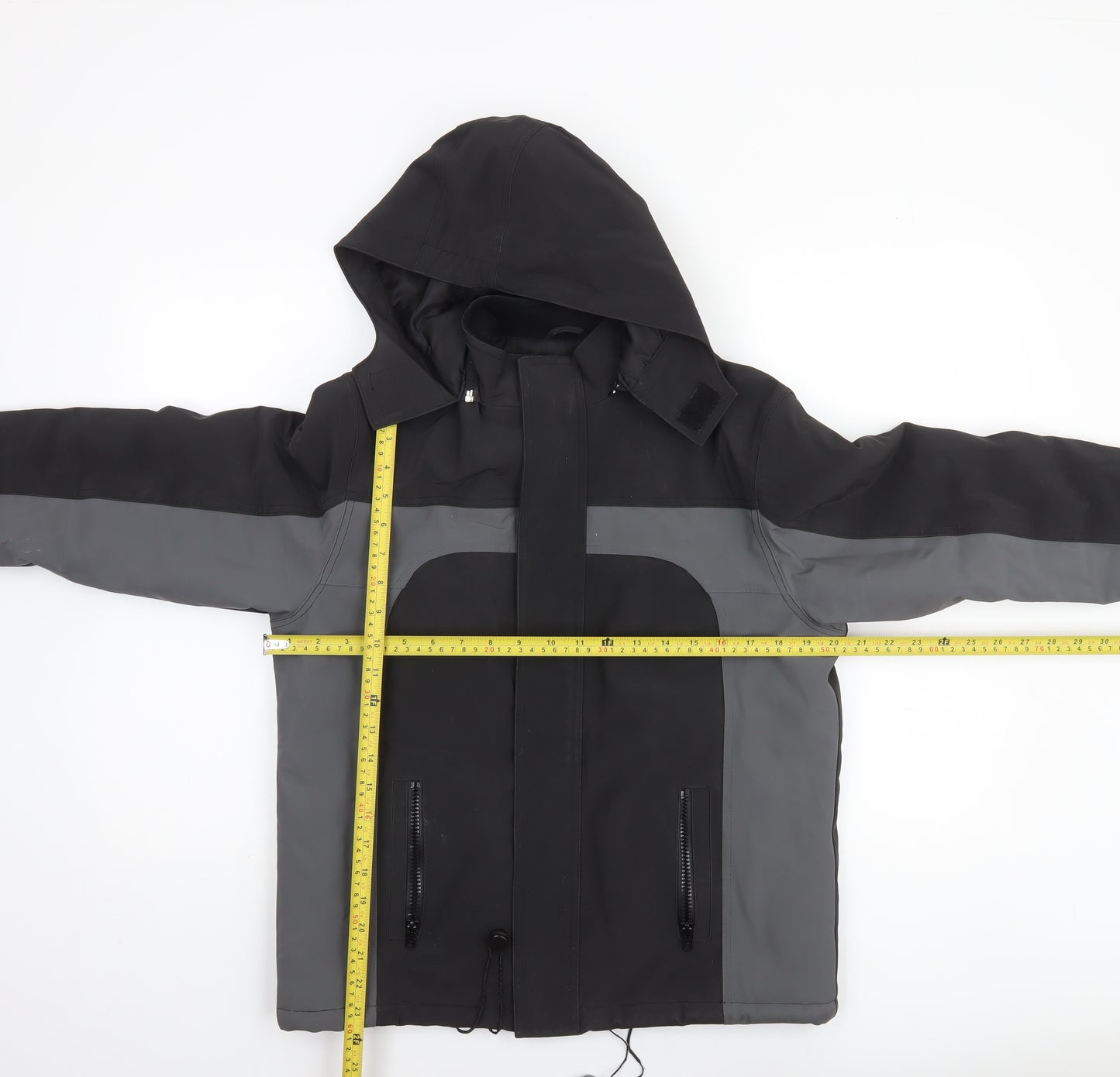 Nutshell Boys Black Waterproof Hooded Parka Coat 12-13 Years