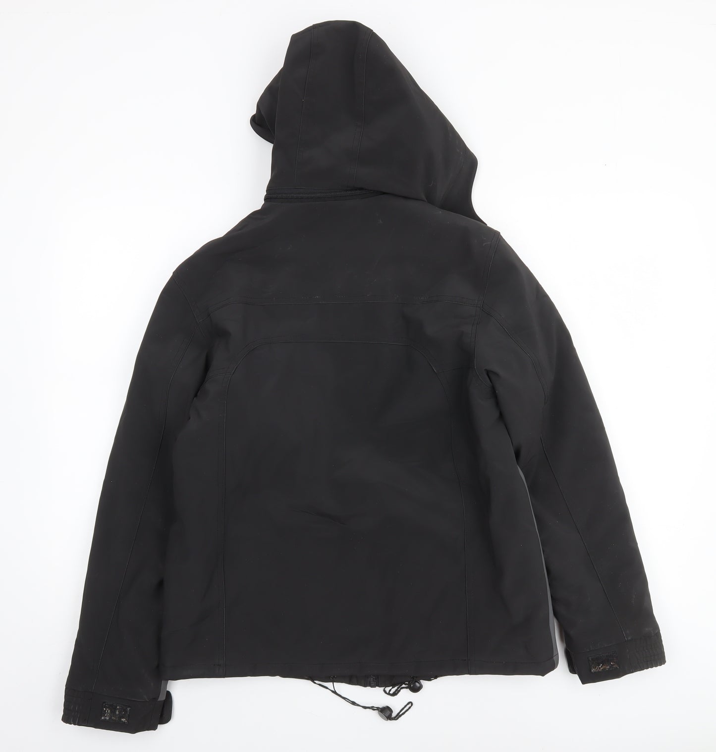 Nutshell Boys Black Waterproof Hooded Parka Coat 12-13 Years