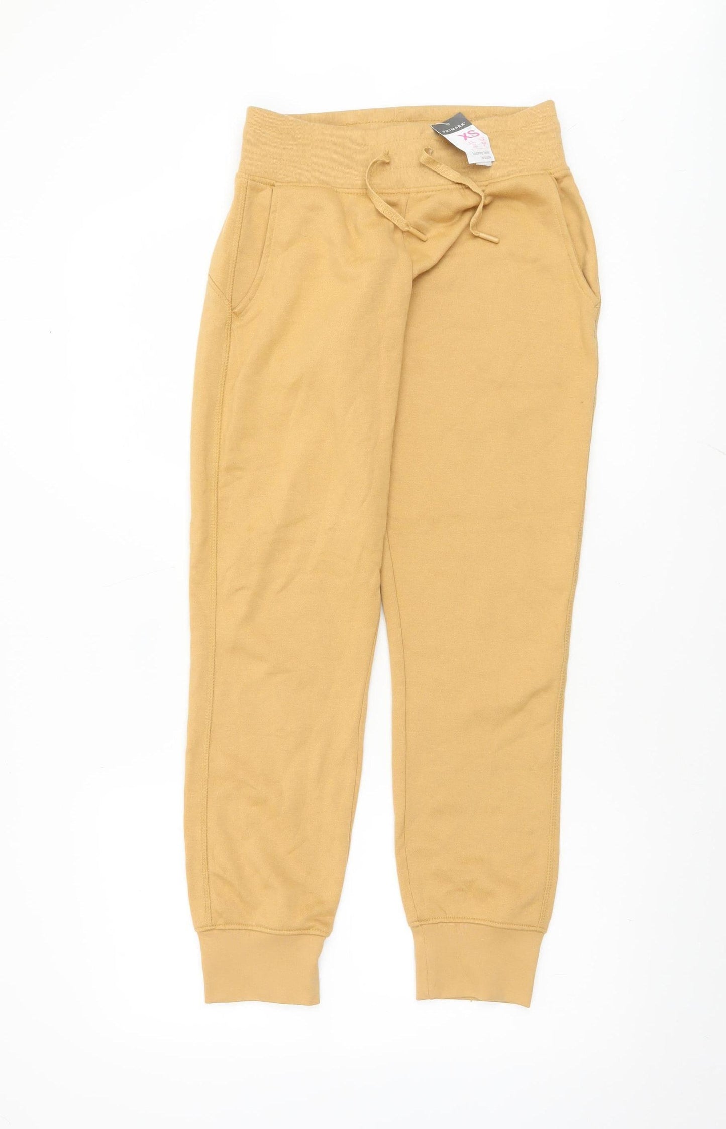 Primark Women’s Beige XS 6-8 Jogger Sweatpants Casual Cotton Blend