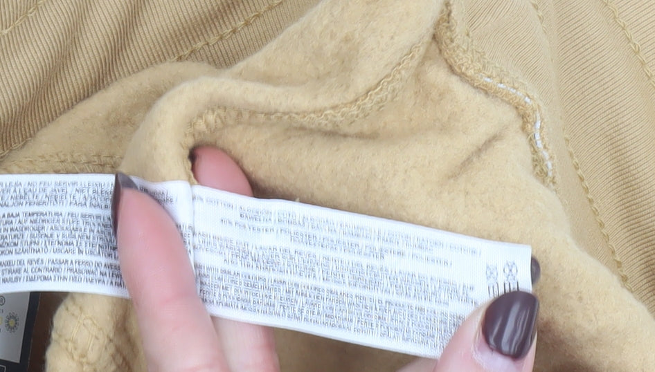 Primark Women’s Beige XS 6-8 Jogger Sweatpants Casual Cotton Blend