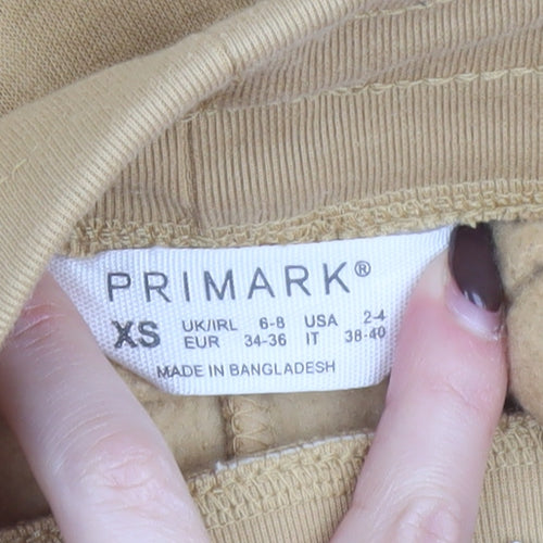 Primark Women’s Beige XS 6-8 Jogger Sweatpants Casual Cotton Blend