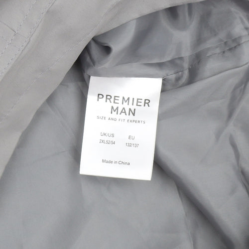 Premier Man Men's Grey 2XL Polyester Bodywarmer Waistcoat