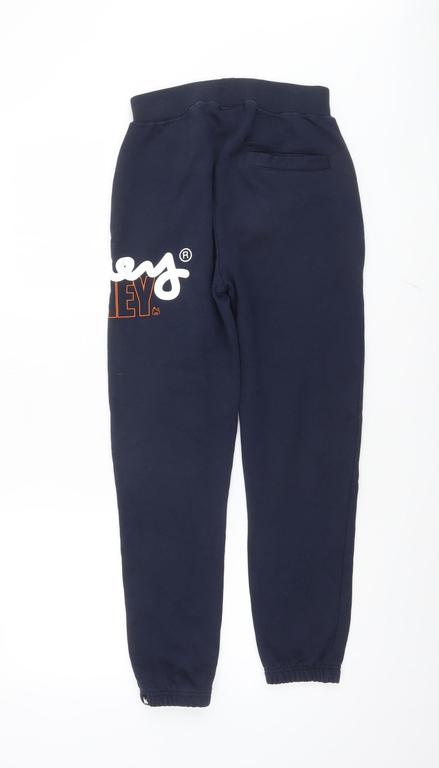 Money Boys Blue Jogger Trousers 13 Years Elastic Waist Fleece Lined