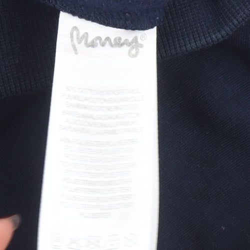 Money Boys Blue Jogger Trousers 13 Years Elastic Waist Fleece Lined