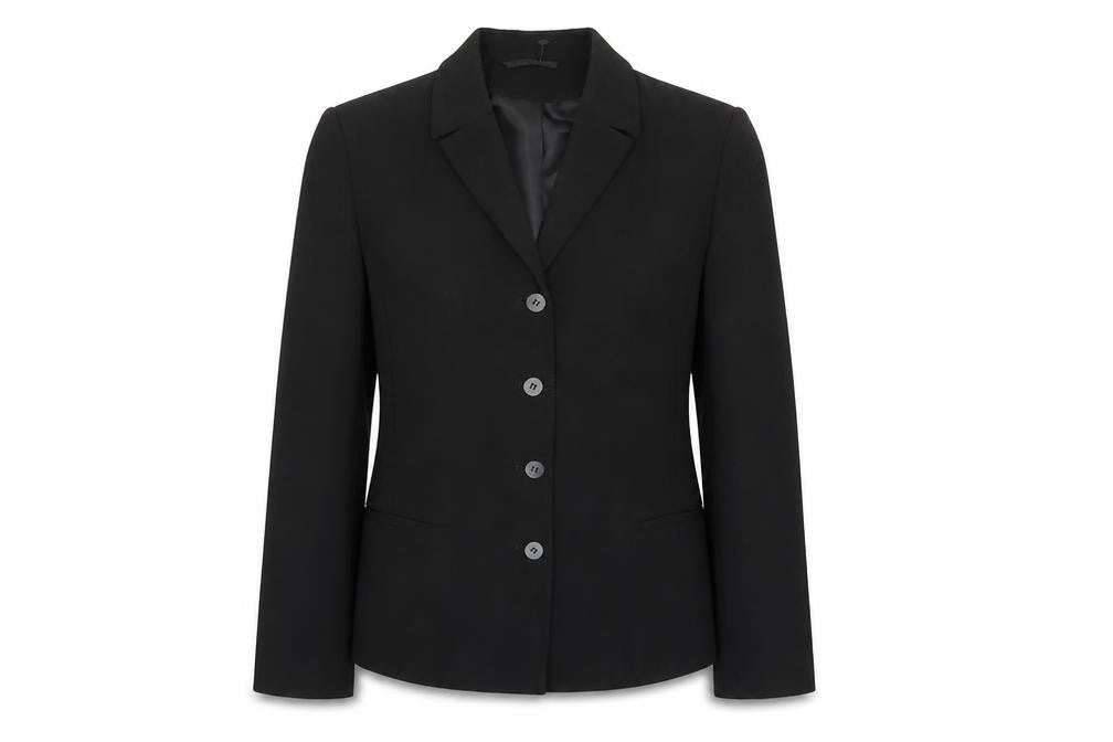 Front view of Next Women Black Tailored Suit Jacket UK 10 Classic Fit