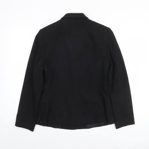 Next Women Black Tailored Suit Jacket UK 10 Classic Fit