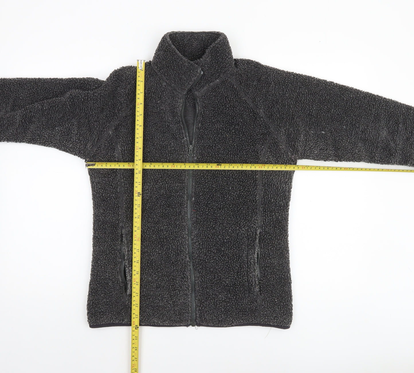 Mountainpass Women’s Grey Fleece Jacket Size 8 Full Zip Outdoor Wear