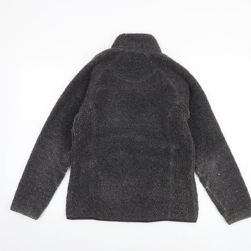Mountainpass Women’s Grey Fleece Jacket Size 8 Full Zip Outdoor Wear