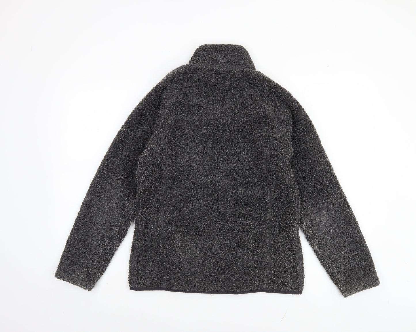 Mountainpass Women’s Grey Fleece Jacket Size 8 Full Zip Outdoor Wear