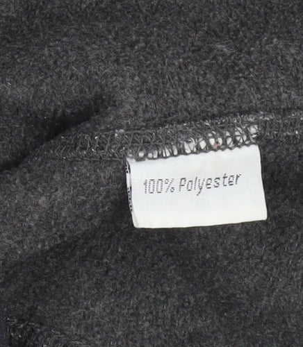 Mountainpass Women’s Grey Fleece Jacket Size 8 Full Zip Outdoor Wear