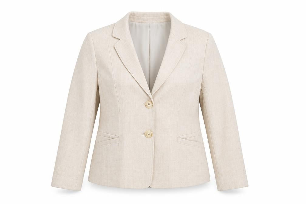 Debenhams Classics Women Beige Size 16 Two-Button Blazer Jacket