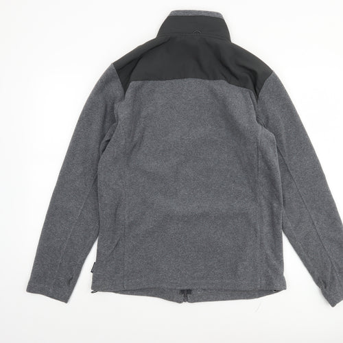 Moorhead Men's Grey Softshell Fleece Jacket Size S Outdoor Hiking