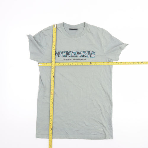 McKenzie Men's Grey XS Graphic Logo Sportswear T-Shirt