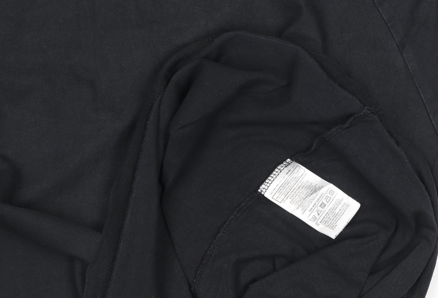 Adidas Men's Black Small Vintage Trefoil Sports T-Shirt