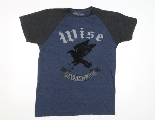 Warner Bros Studio Tour Harry Potter Ravenclaw Blue Men’s L T-Shirt