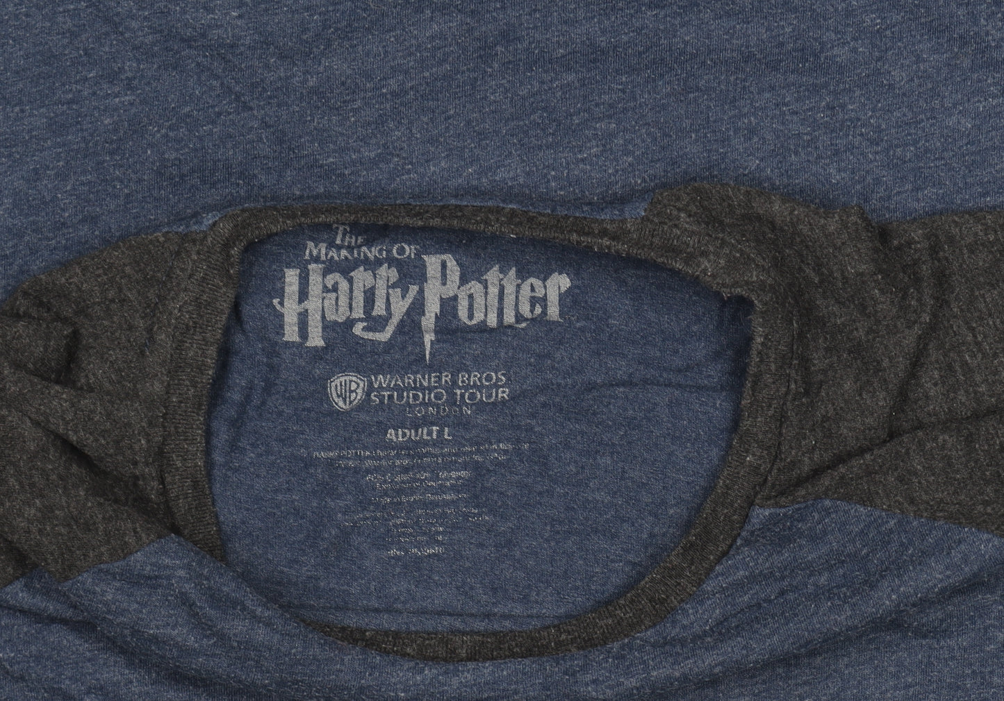 Warner Bros Studio Tour Harry Potter Ravenclaw Blue Men’s L T-Shirt