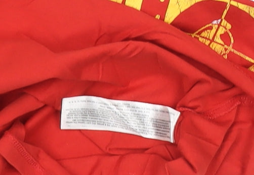 Public Enemy Boys Red Graphic Band T-Shirt 12-13 Years Cotton