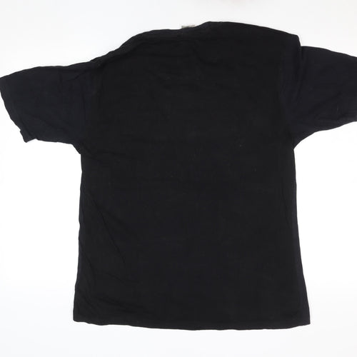 Star Wars Men's Black Medium Cotton Graphic T-Shirt
