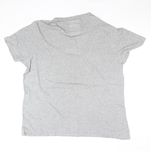 South Shore Mens Grey Graphic Beach Surf T-Shirt Size L