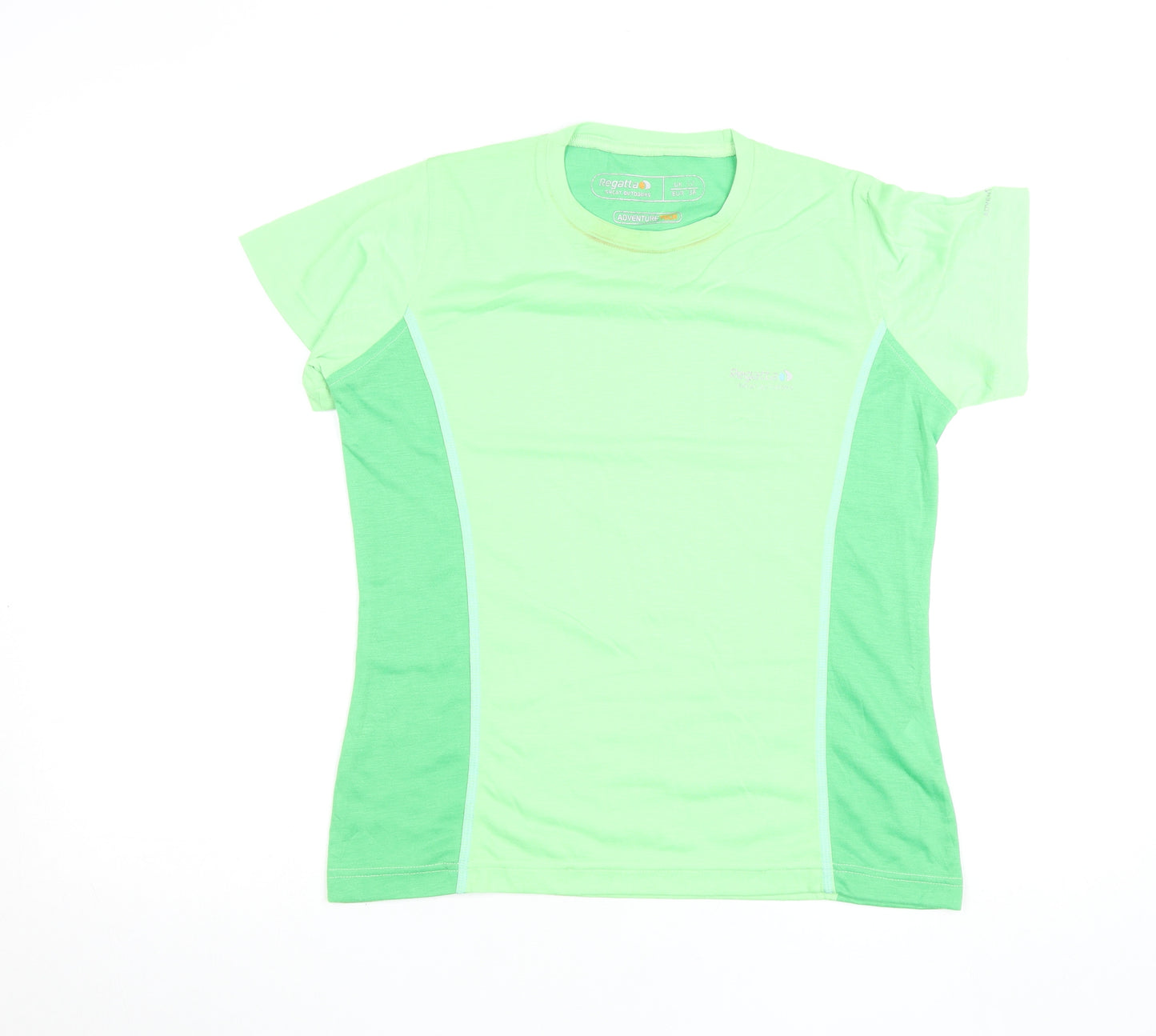 Regatta Women’s Green Adventure Tech Short Sleeve Crew Neck T-Shirt UK 12