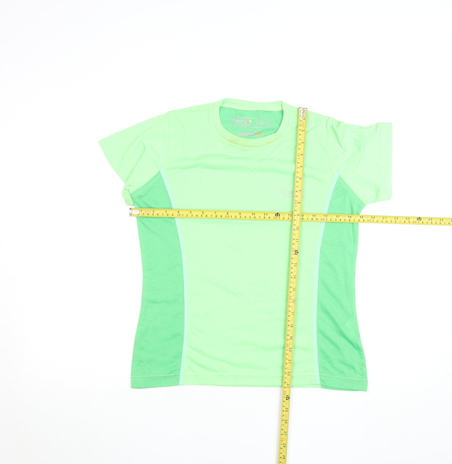 Regatta Women’s Green Adventure Tech Short Sleeve Crew Neck T-Shirt UK 12