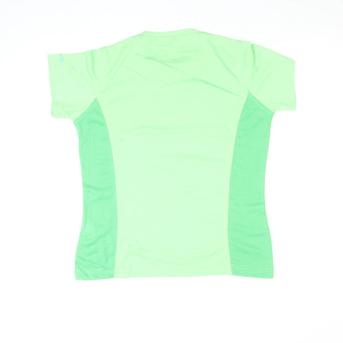 Regatta Women’s Green Adventure Tech Short Sleeve Crew Neck T-Shirt UK 12