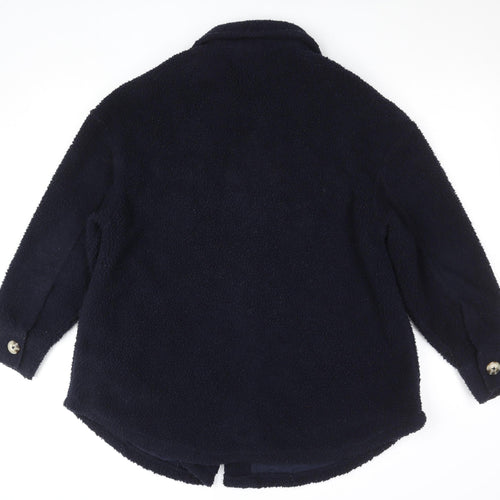 U.S. Polo Assn. Women’s Black Fleece Button Jacket Size S