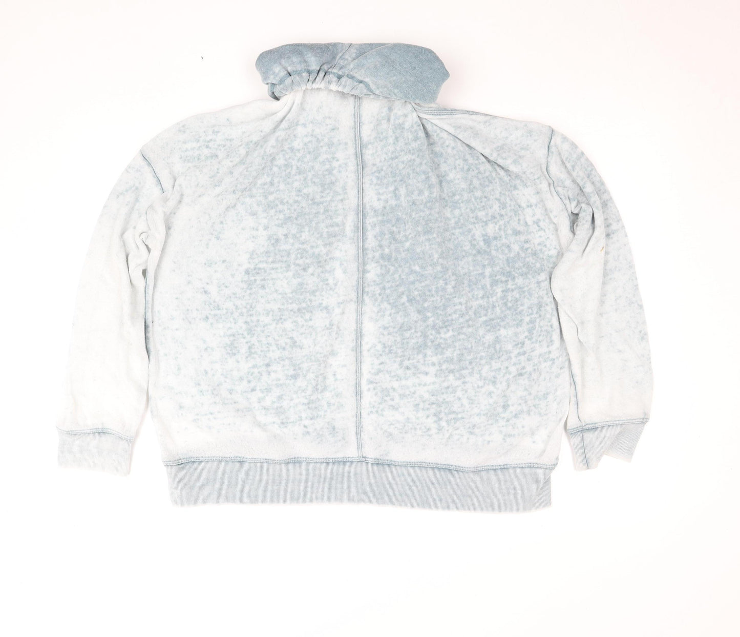 Ocean Drive Women’s Blue High Neck Long Sleeve Pullover Top L