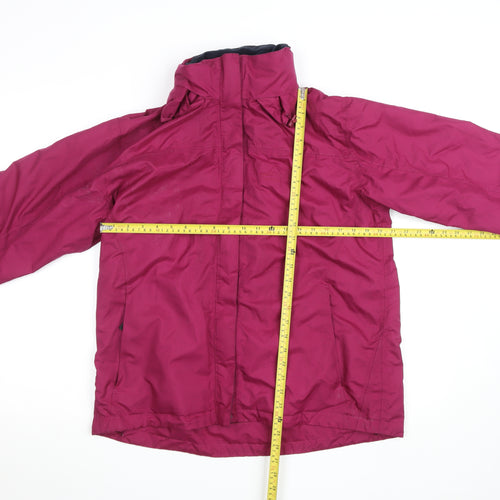 Peter Storm Women's Purple Waterproof Mid-Length Rain Jacket Size 16