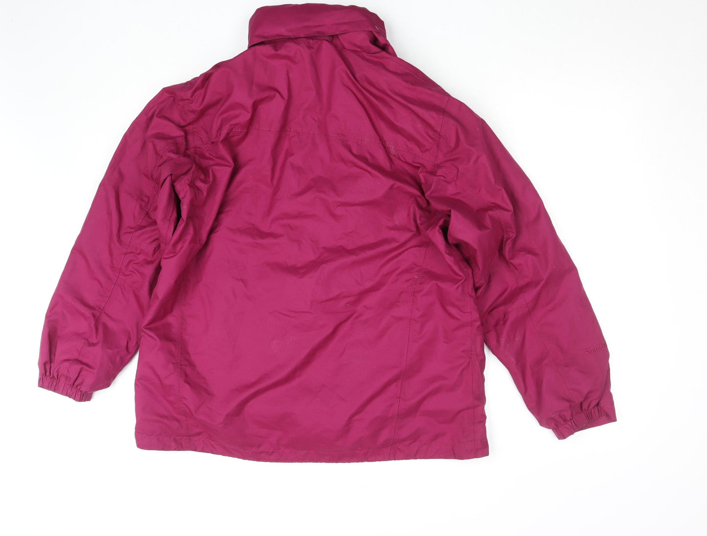Peter Storm Women's Purple Waterproof Mid-Length Rain Jacket Size 16