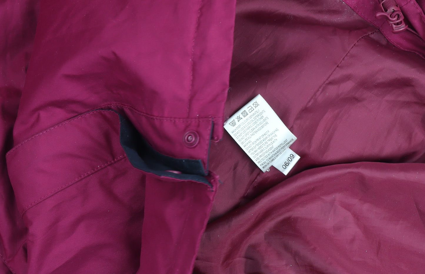 Peter Storm Women's Purple Waterproof Mid-Length Rain Jacket Size 16