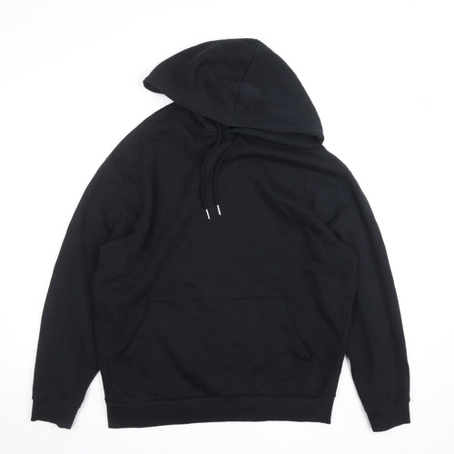 ASOS DESIGN Men's Black Pullover Hoodie S Art Graphic Fleece