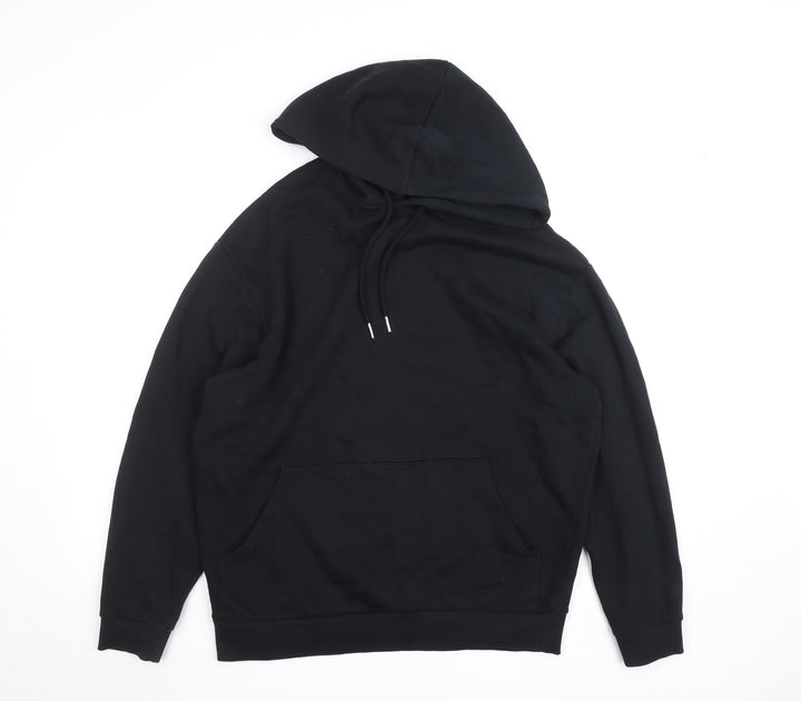 ASOS DESIGN Men's Black Pullover Hoodie S Art Graphic Fleece