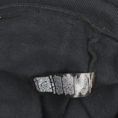 ASOS DESIGN Men's Black Pullover Hoodie S Art Graphic Fleece