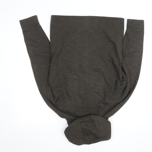 Blue Tech Men's Brown Full Zip Hoodie Size S