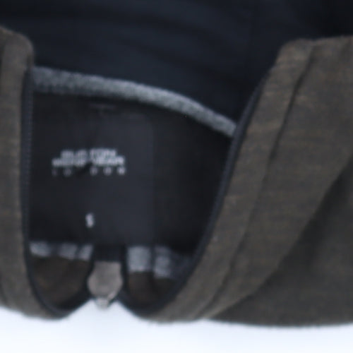 Blue Tech Men's Brown Full Zip Hoodie Size S
