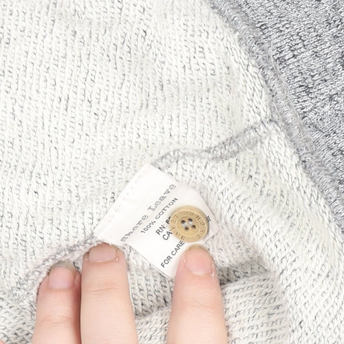 Shore Leave Men's Grey Knit Cotton Crew Neck Sweatshirt M