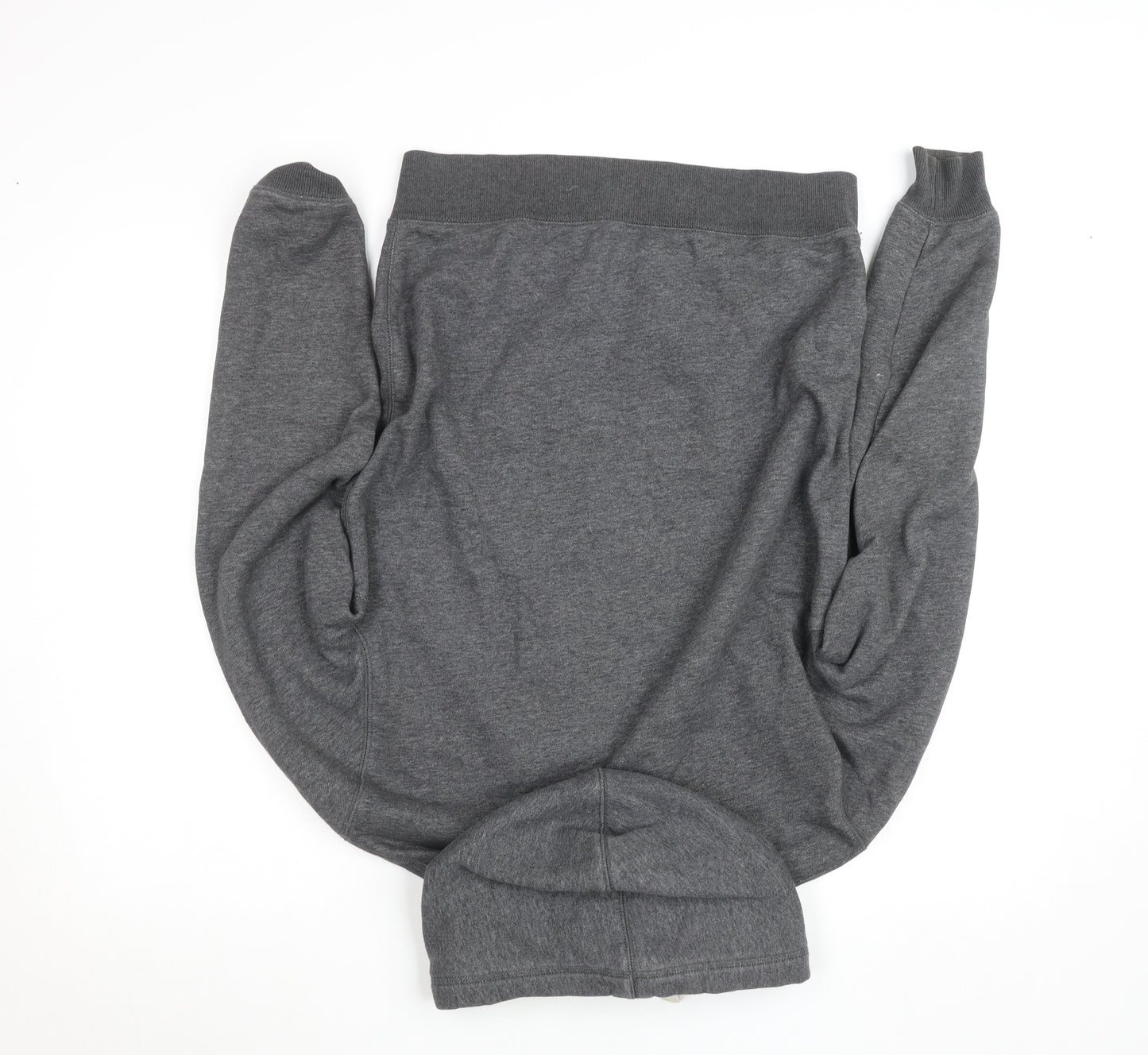 Jack Wills Men’s Grey Pullover Hoodie S Fleece Logo College Style