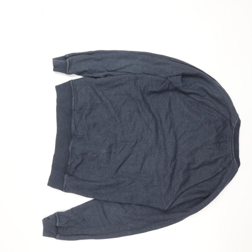 Jack Wills Womens Navy Blue Pullover Sweatshirt Size M Classic Crew Neck
