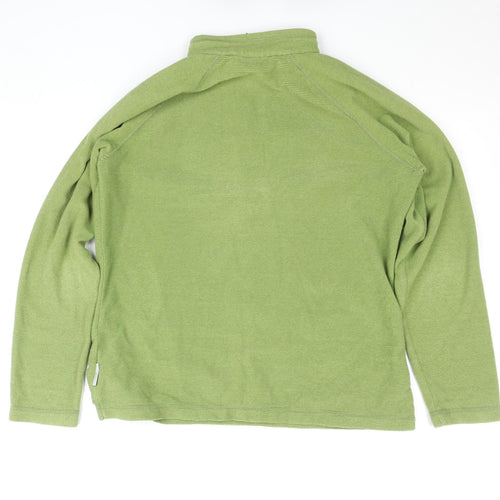 Sprayway Women Green Size 12 Fleece 1/2 Zip Lightweight Jacket