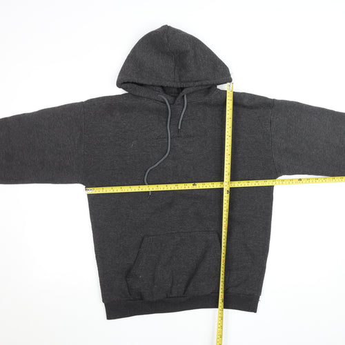PrettyLittleThing Men's Grey Pullover Hoodie Size S Regular Fit