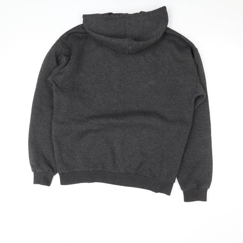 PrettyLittleThing Men's Grey Pullover Hoodie Size S Regular Fit