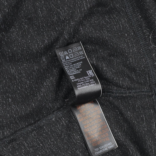 Marks and Spencer Men's Charcoal Grey Pullover Hoodie Size M