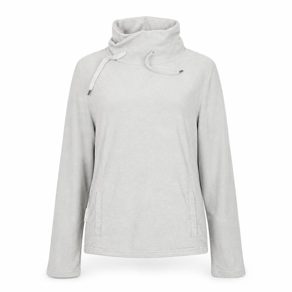Front view of Mountain Warehouse Women’s Grey, size UK 10, Cowl Neck Pullover Hoodie