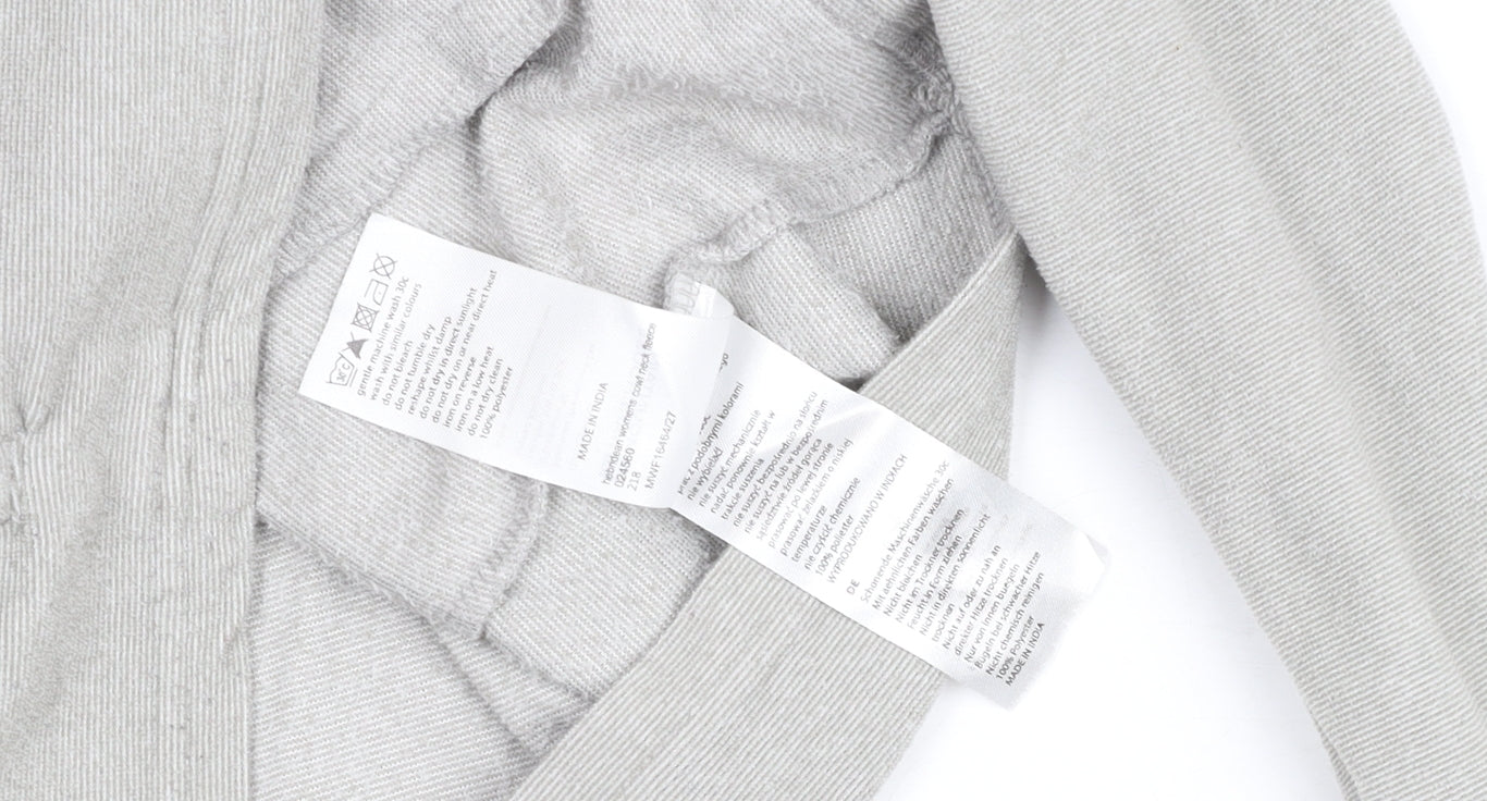 Mountain Warehouse Women’s Grey Size 10 Cowl Neck Pullover Hoodie