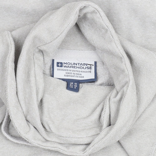 Mountain Warehouse Women’s Grey Size 10 Cowl Neck Pullover Hoodie