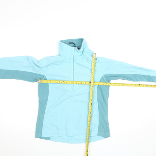 Berghaus Women Blue Size 8 1/2 Zip Fleece Pullover Sweatshirt